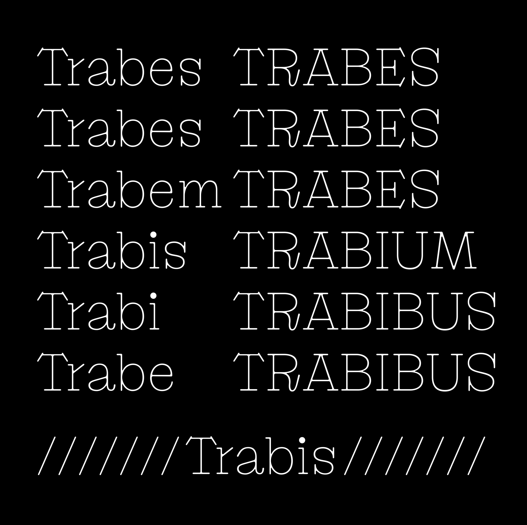 A is for Trabis